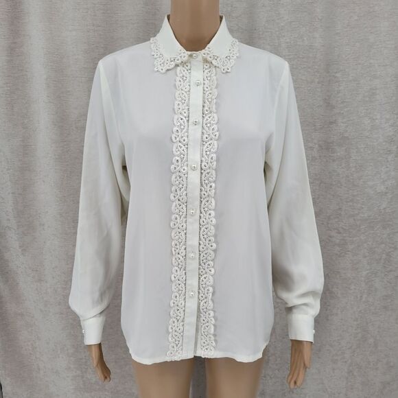 Yves St. Clair Tops - Yves St. Clair Women's Size 10 vintage Grandmacore Blouse